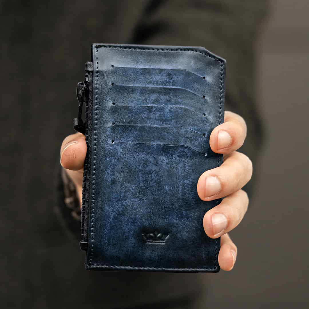 Billetera Azul - Negro Patina - miniatura 5