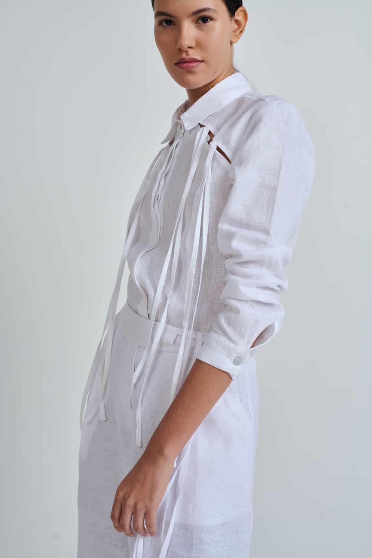 GABY SHIRT WHITE - miniatura 8