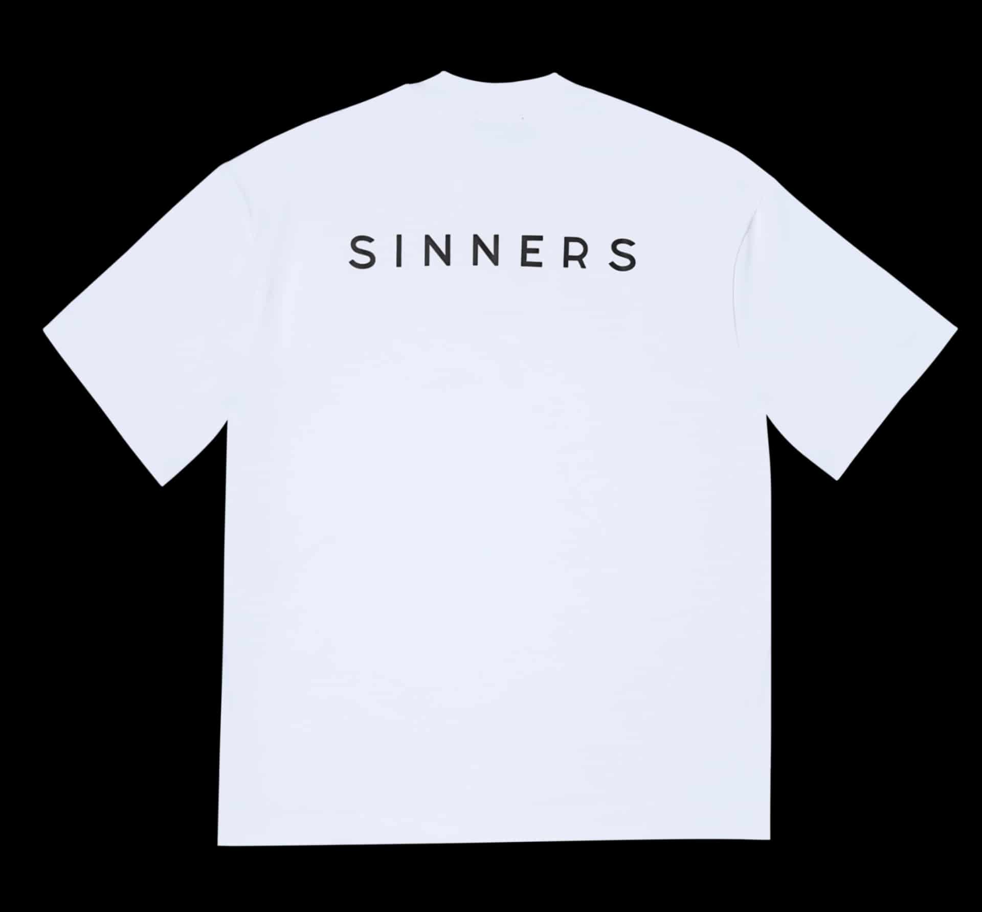 SINNERS LOGO WHITE T-SHIRT - miniatura 14