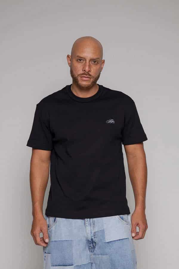 Camiseta Remainder Rib-Negra - miniatura 3