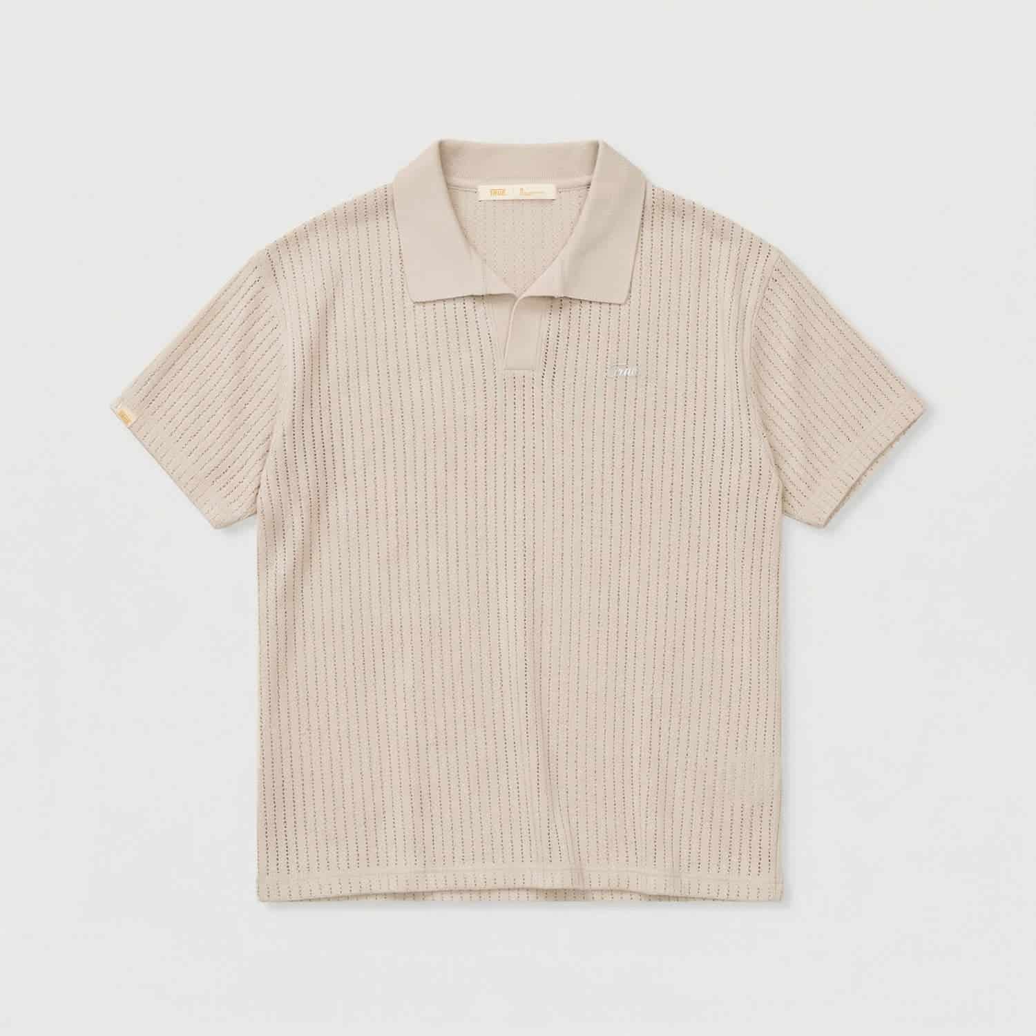 Knit Resort Polo - Sand - miniatura 1
