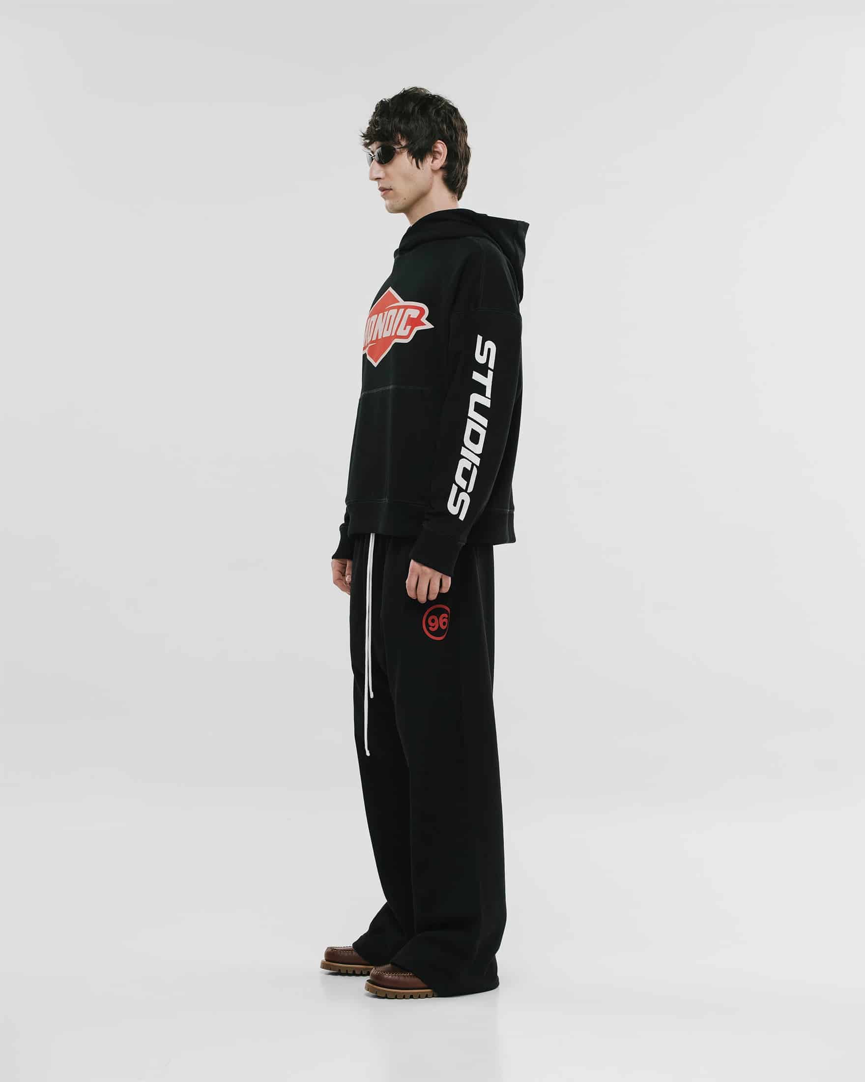 Hoodie Oversized Oil - Negro Oscuro - miniatura 7