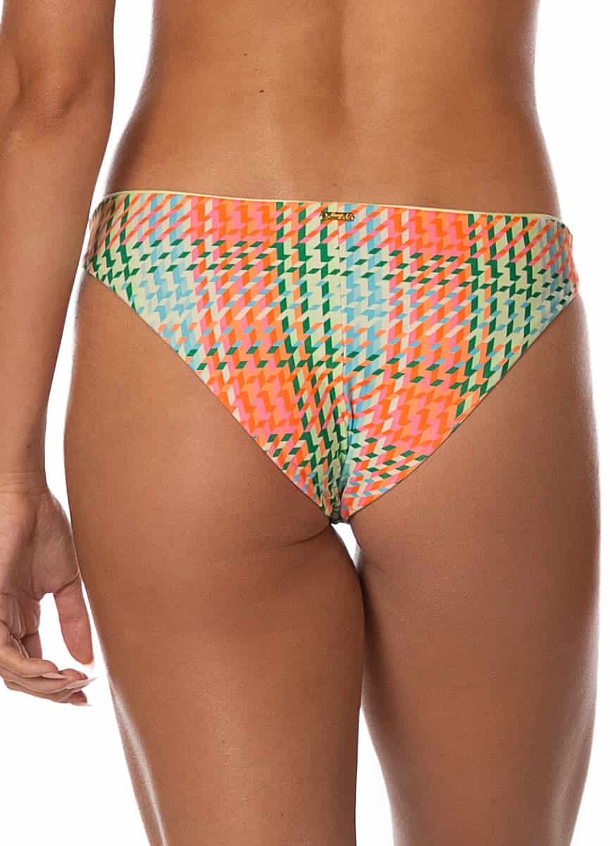 Maaji Dreamy Grid Iconic Low Rise Thin Side Bikini Bottom - miniatura 3