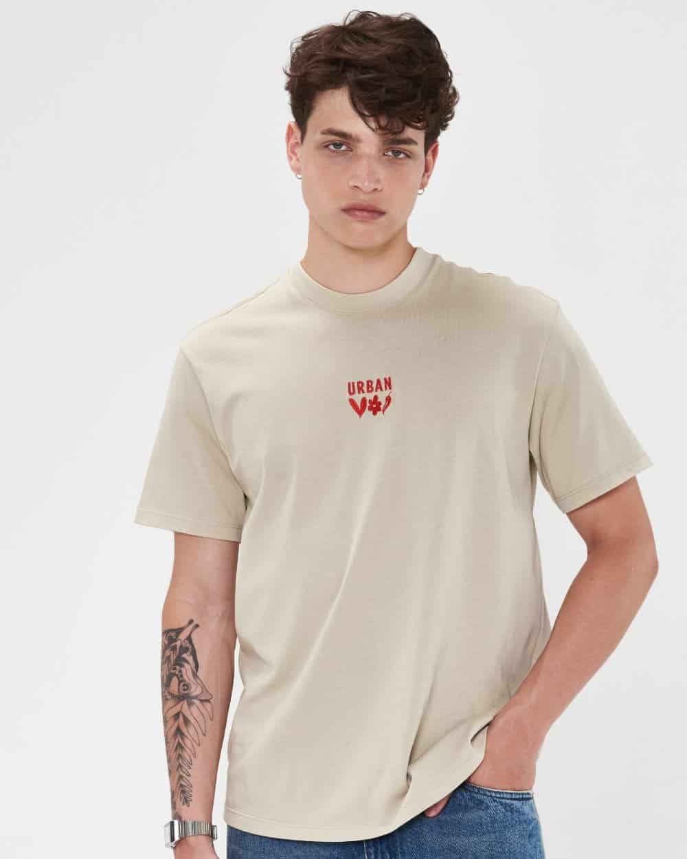 CLOVER TEE BEIGE - miniatura 1