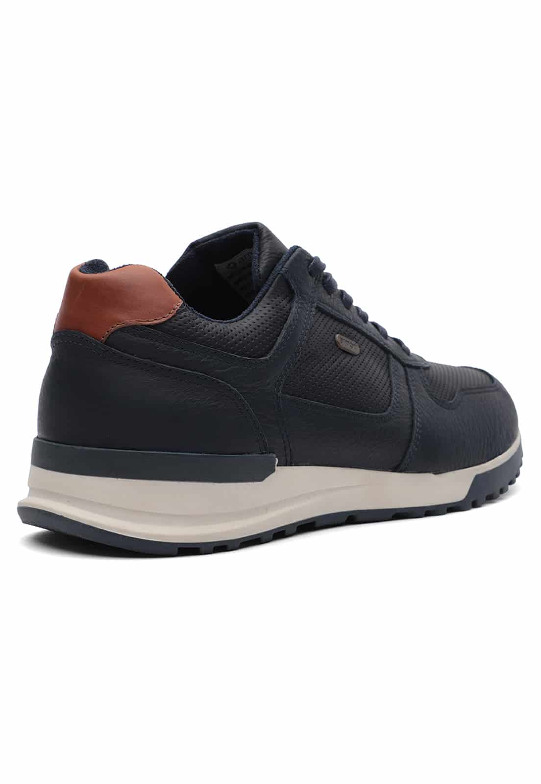 Tenis de cuero para hombre color azul | Armori x Los Caballeros - miniatura 4