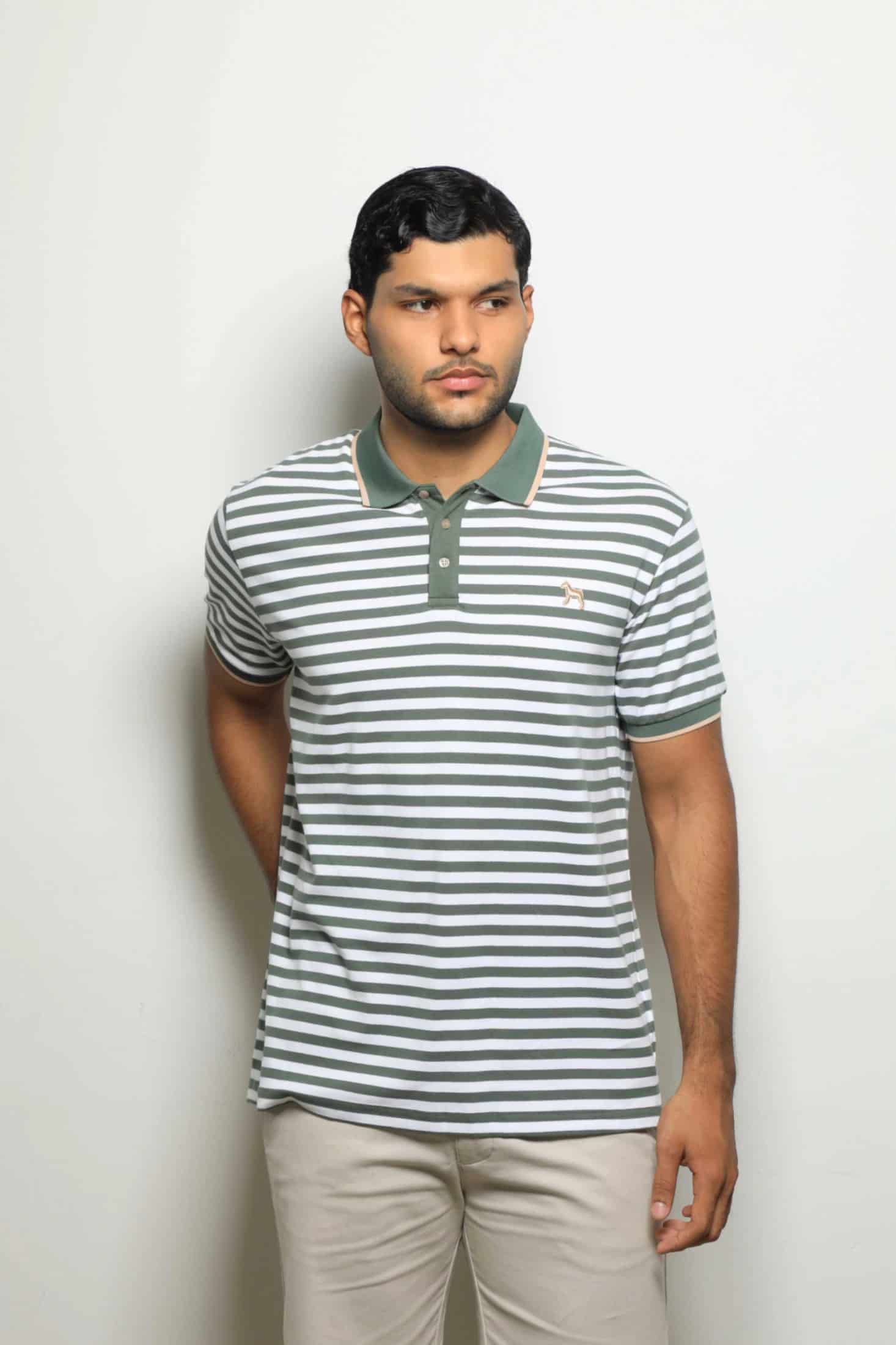 Polo Fashion Rayas Verde - miniatura 4
