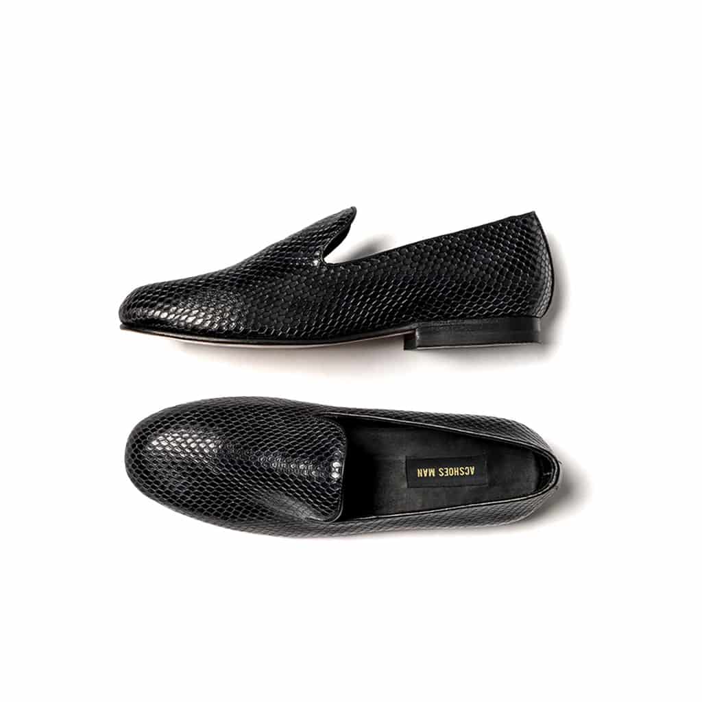 Slippers cuero grabado P negro - miniatura 2