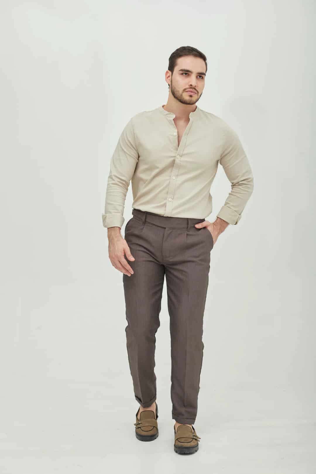 Pantalón Parisino Greige - miniatura 1