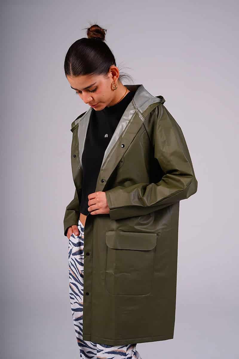 Raincoat Armor Verde Oliva - miniatura 7