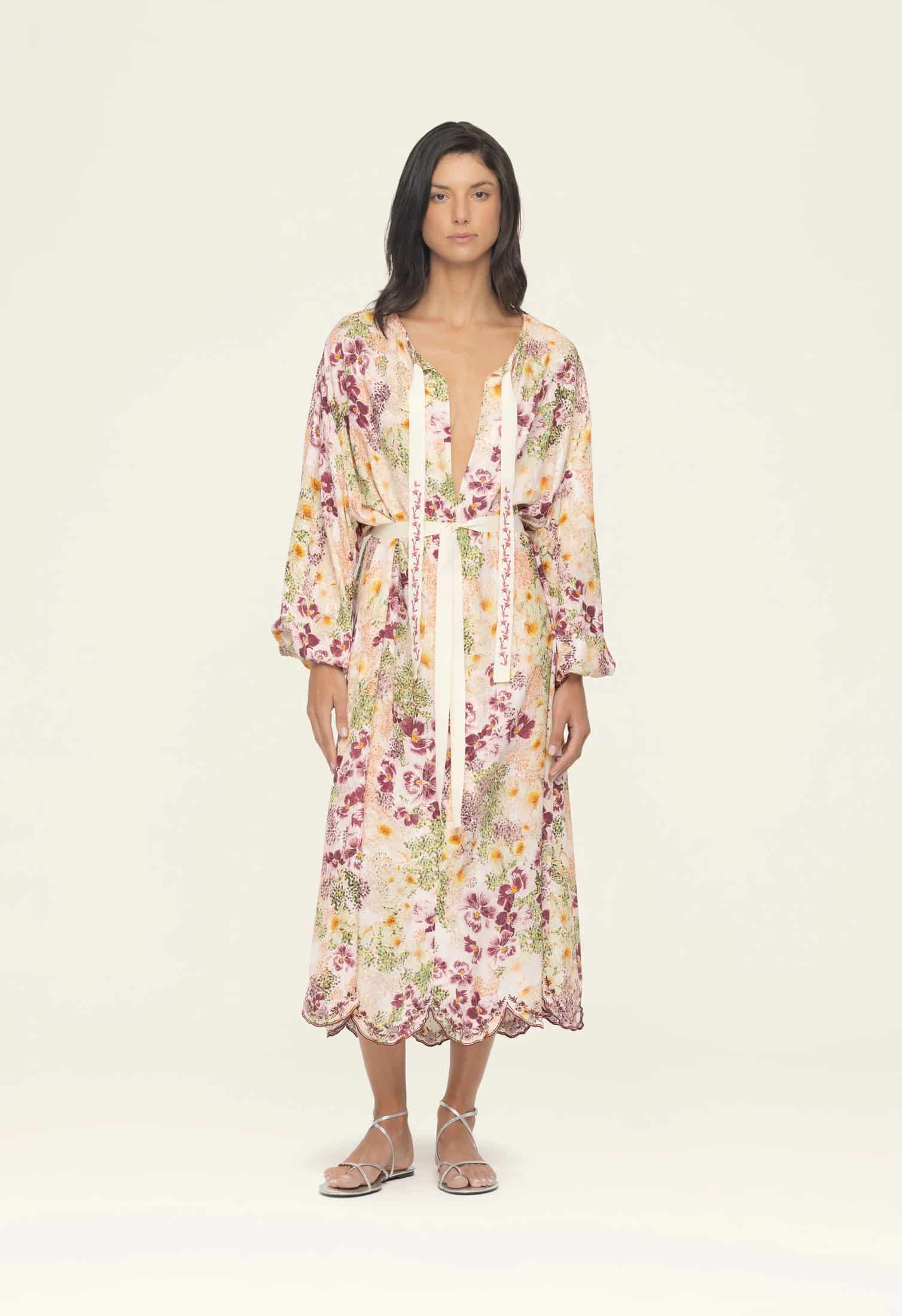 Zircón Florecer Kaftan - miniatura 1