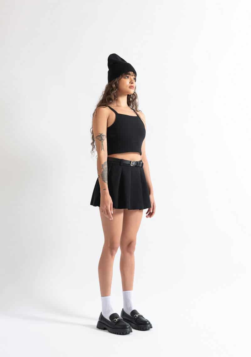Monclair black crop top - miniatura 11