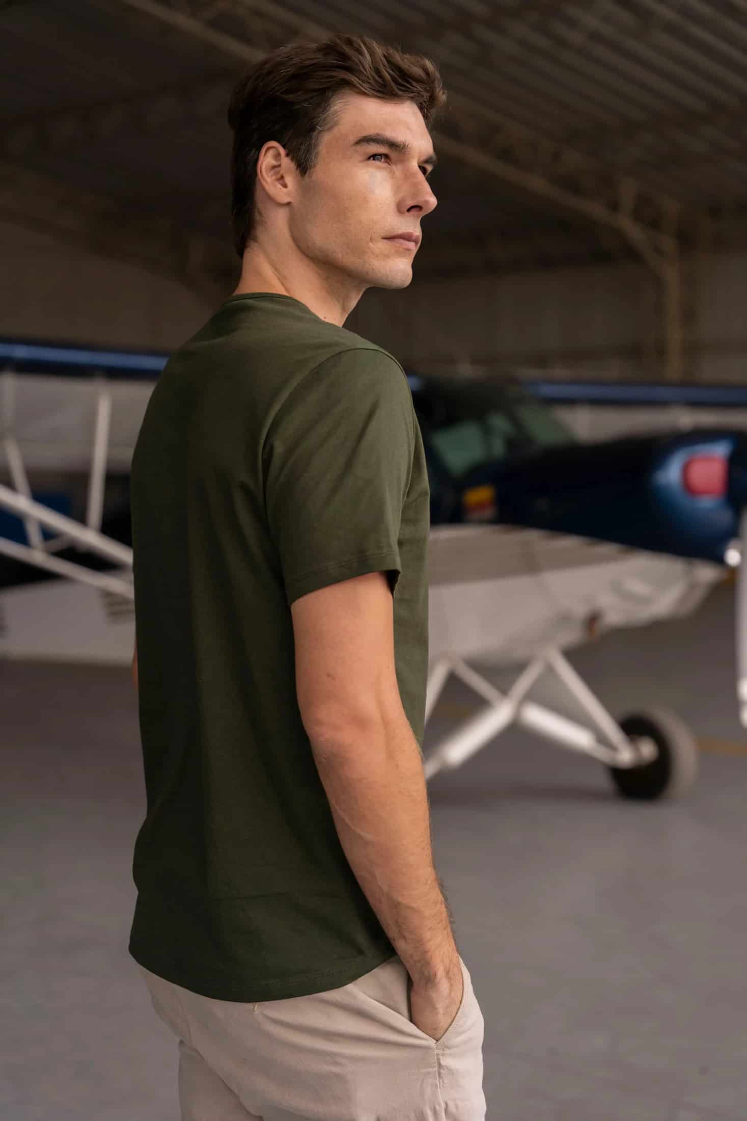 Camiseta Modern Professional Verde Militar - miniatura 4