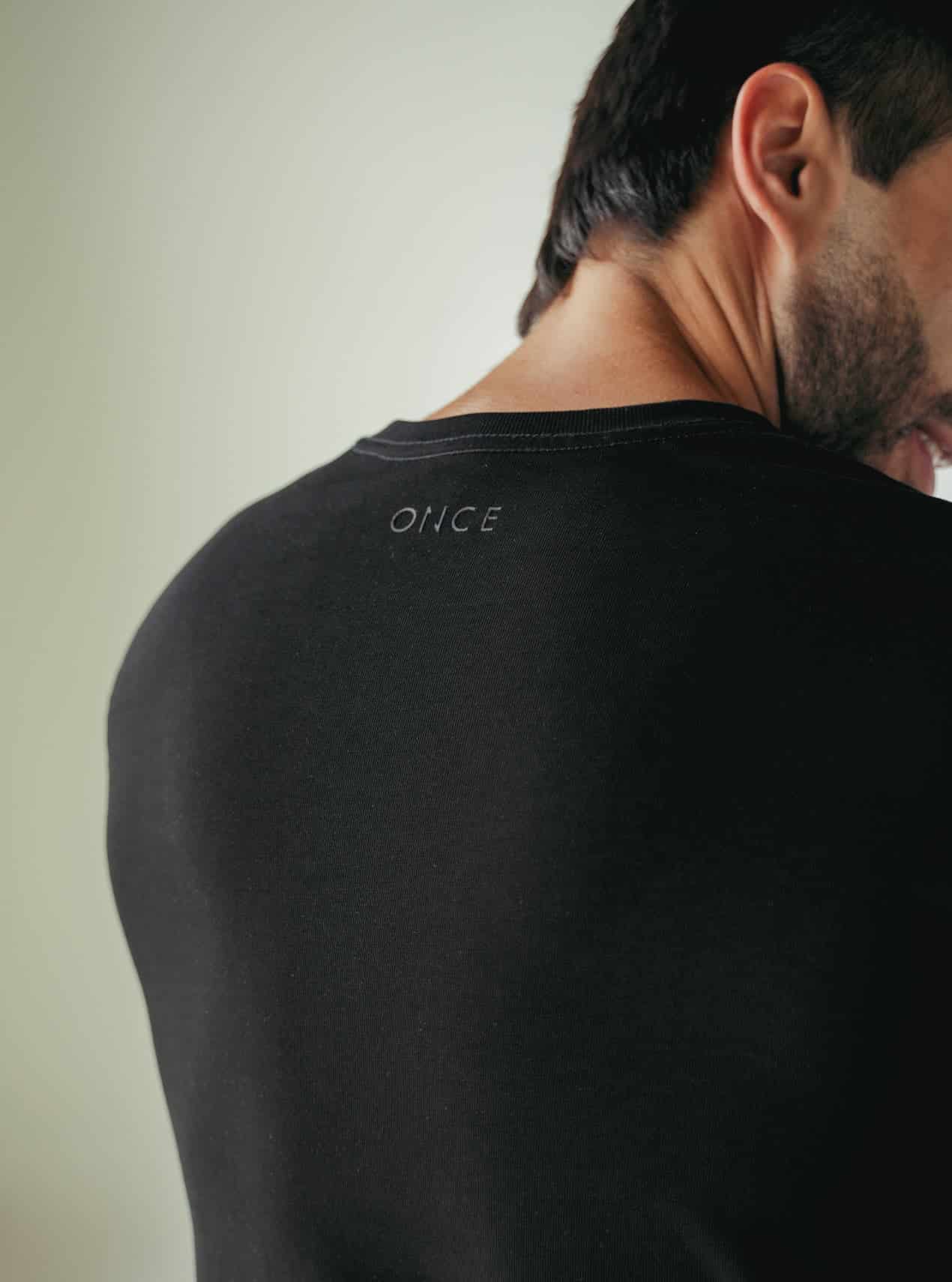 Camiseta Hombre Regular Fit - Negra - miniatura 5