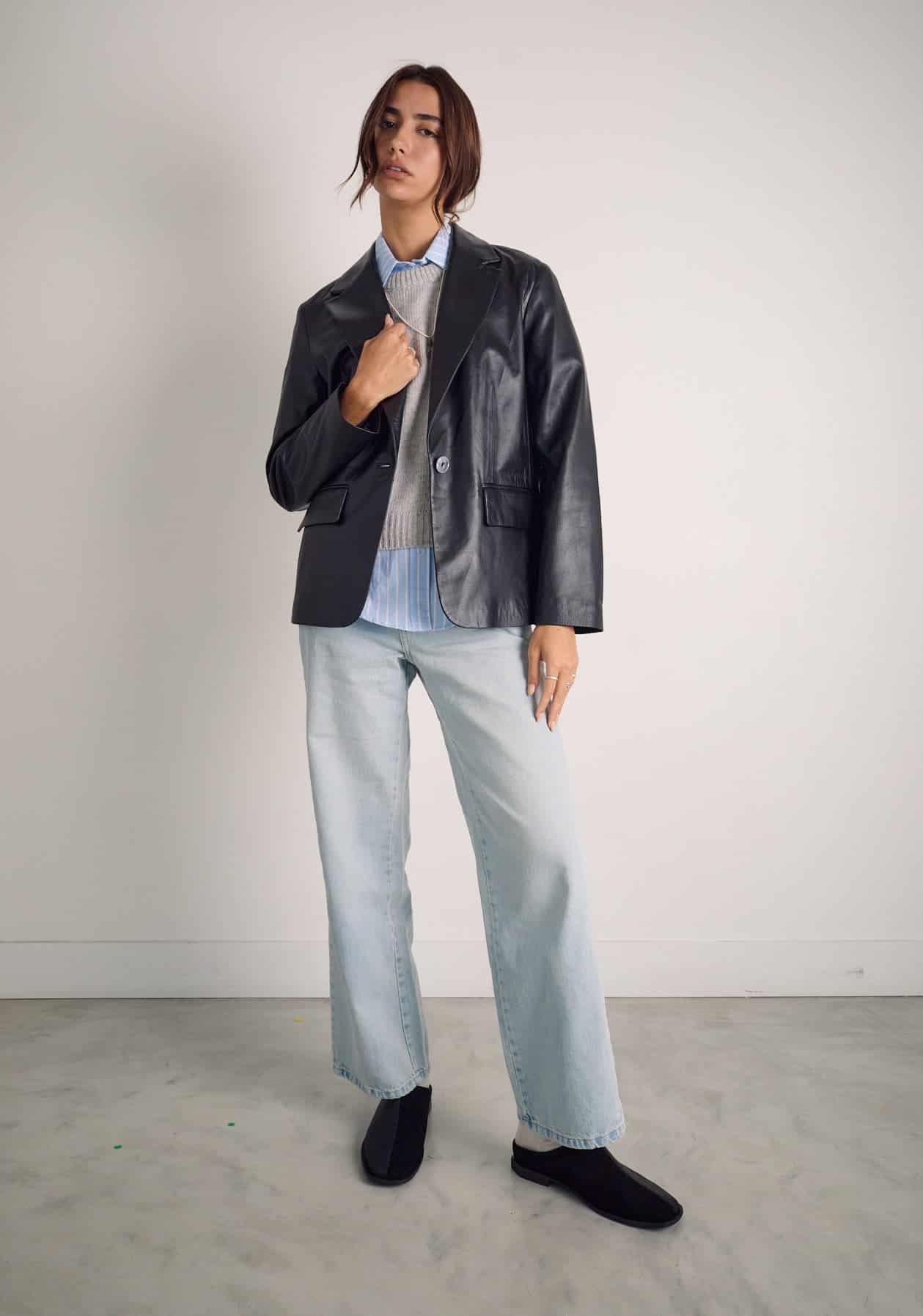 Blazer M Femme Negro - miniatura 2