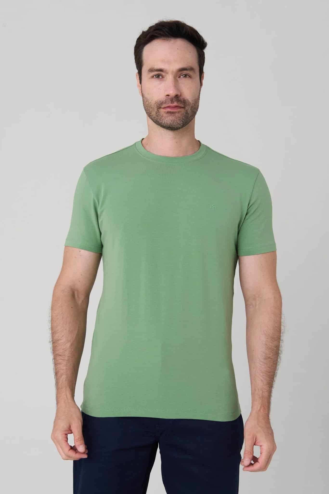 T-Shirt manga corta casual Jon Sonen - miniatura 1