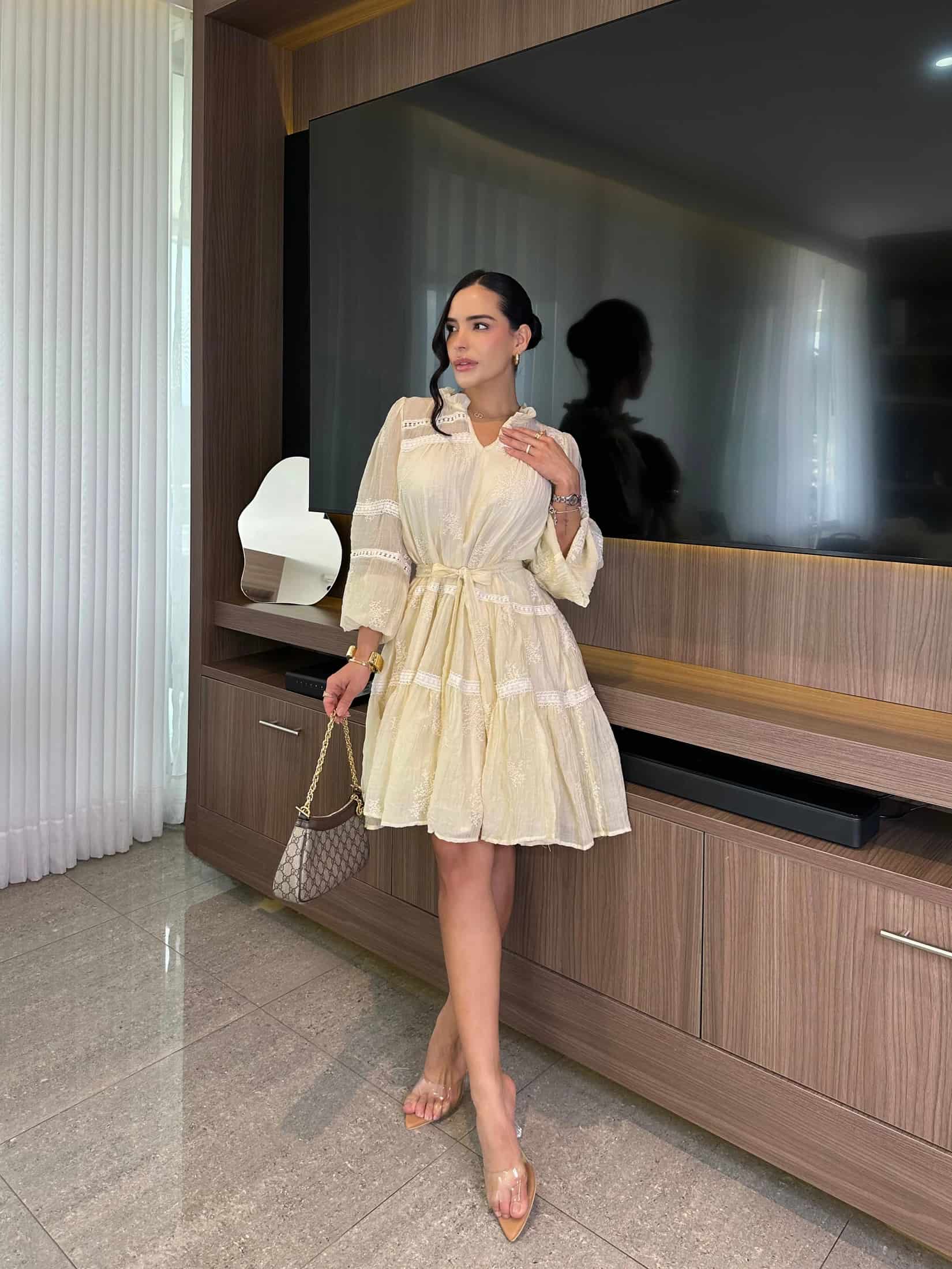 VESTIDO ALMA AMAILLO - miniatura 1