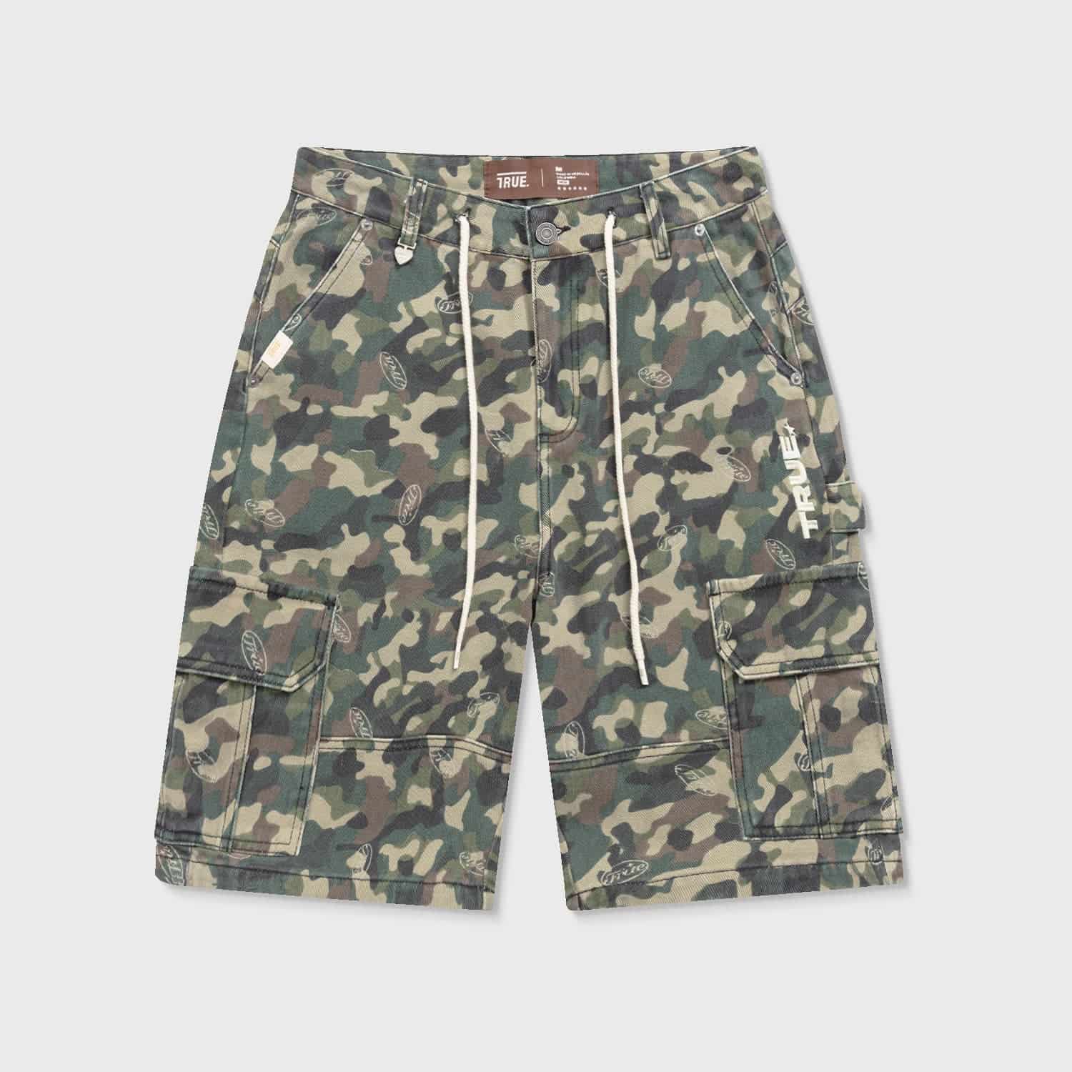 Intuition Camo Cargo Jorts - Green - miniatura 1