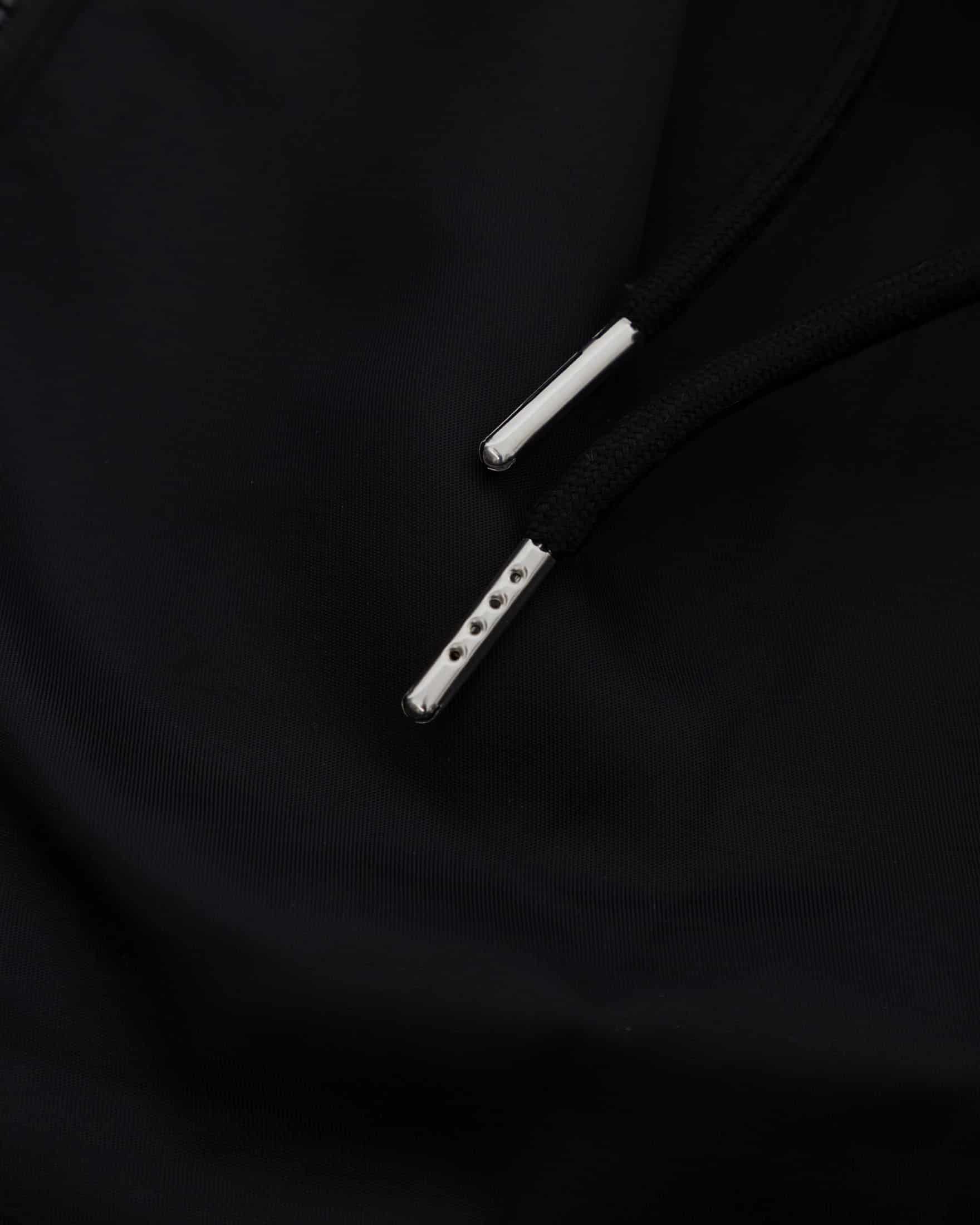 Basics Panelled Zip Up Cargo Pants Black - miniatura 5