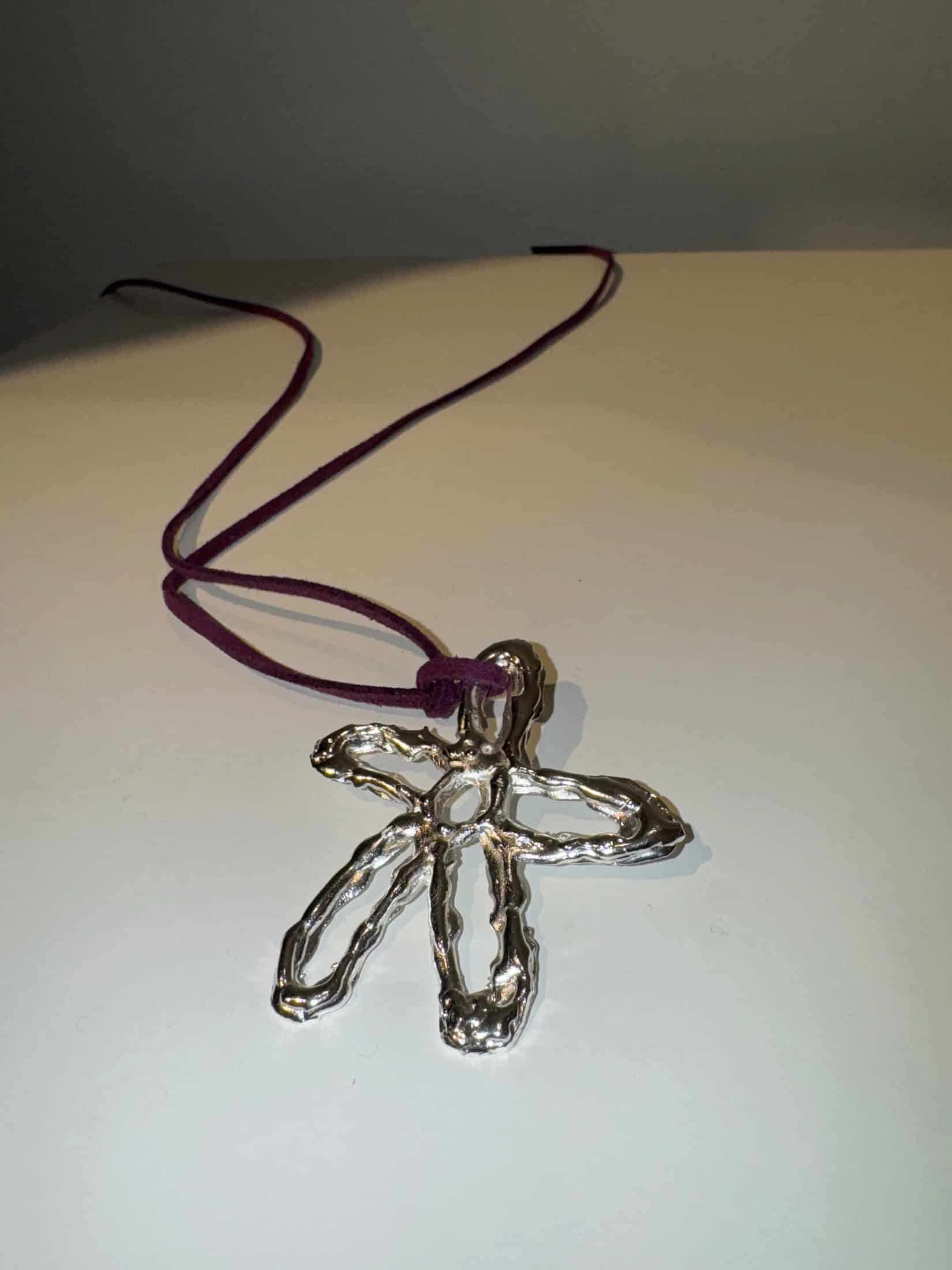 Charm de Flor en metal - miniatura 2