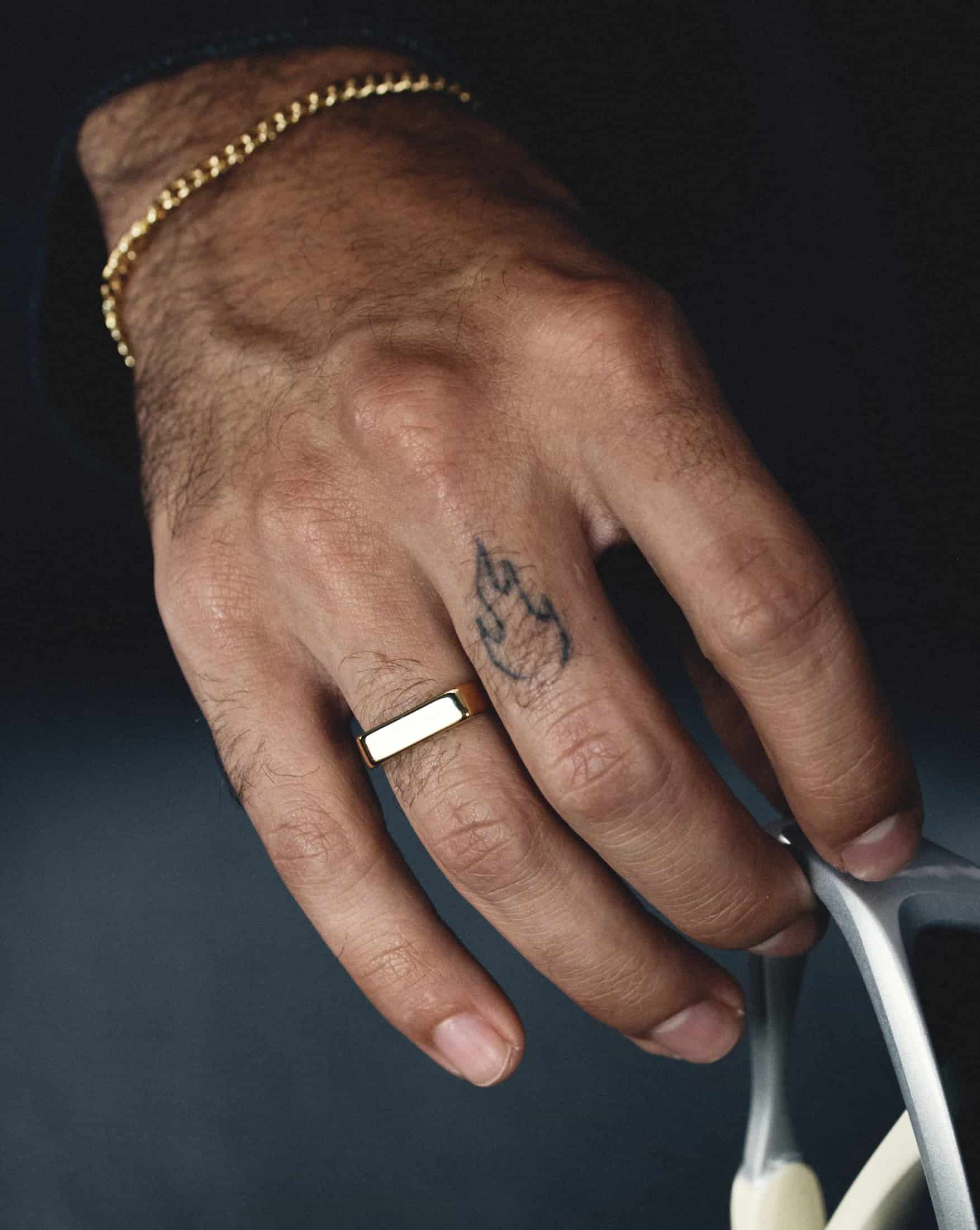 Anillo Slim Dorado - miniatura 6