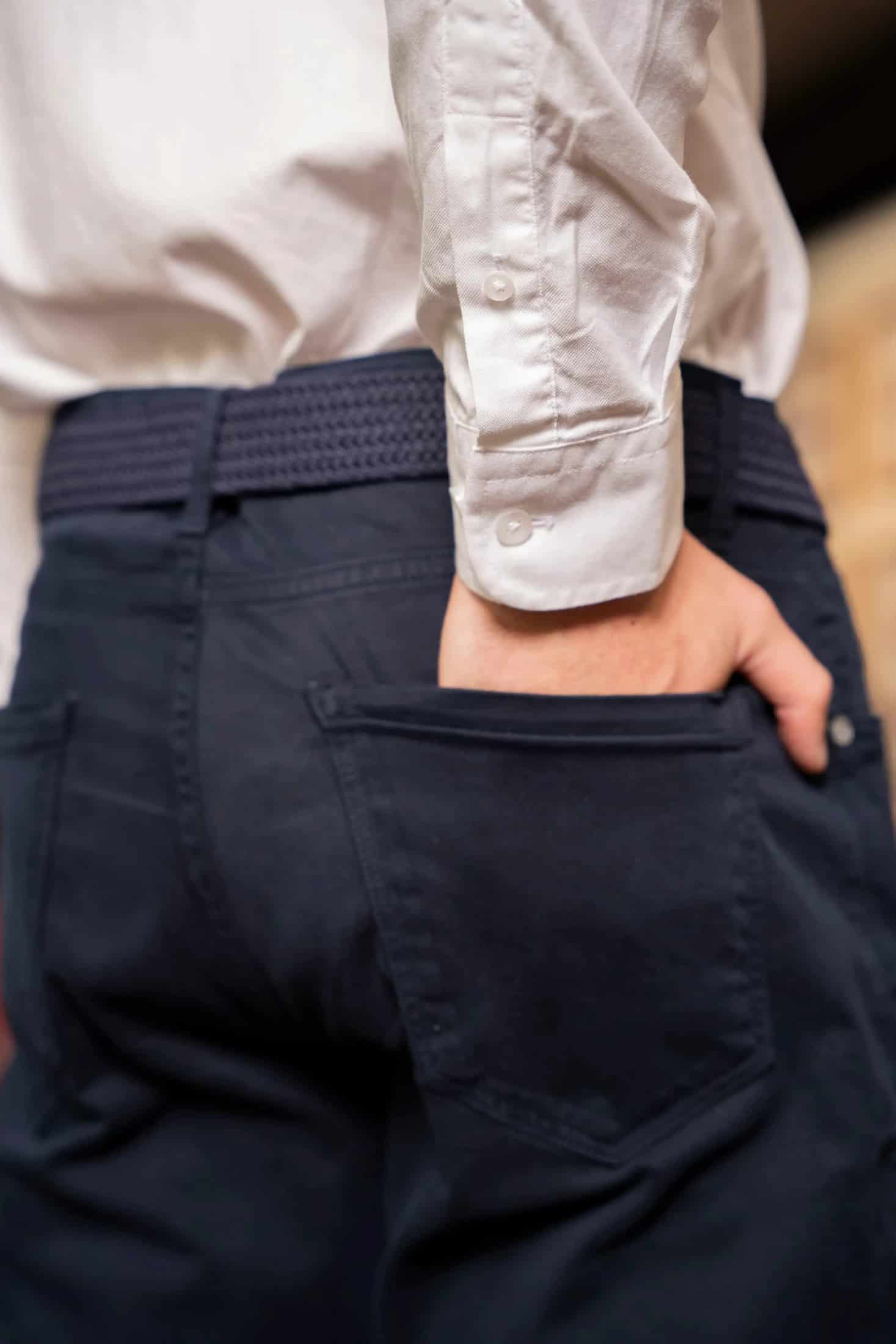 Pantalón cinco bolsillos Armatura Azul Oscuro - miniatura 4