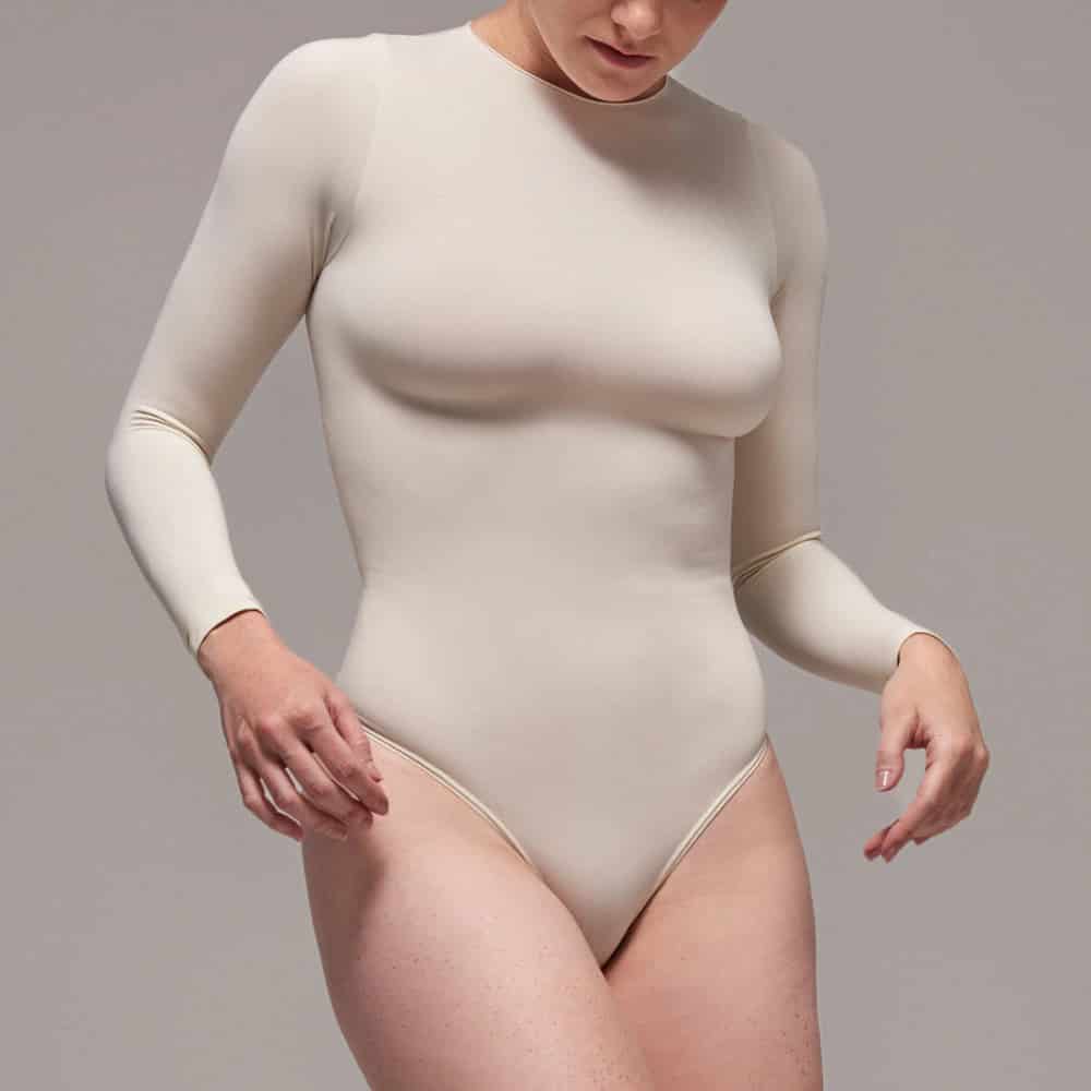 Body Manga Larga Cuello Alto Para Mujer | Lunia - miniatura 6