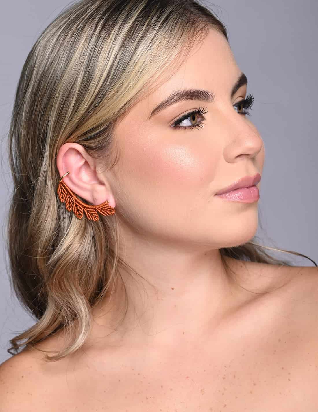 Ear Cuff Regal Café - miniatura 2