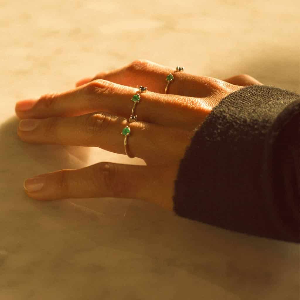 ANILLO OMH OMH ESMERALDA - miniatura 2
