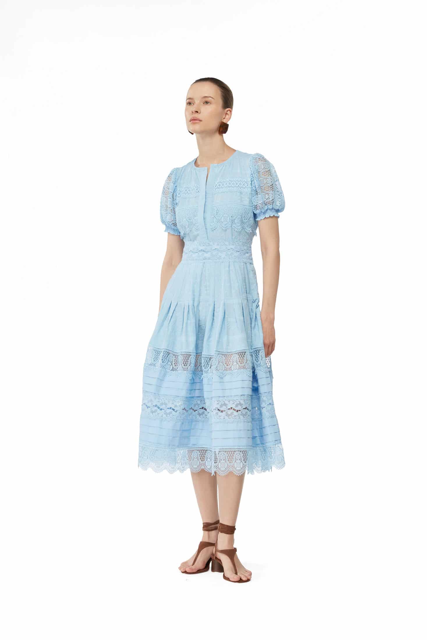 ETOILE MIDI DRESS BLUE - miniatura 1