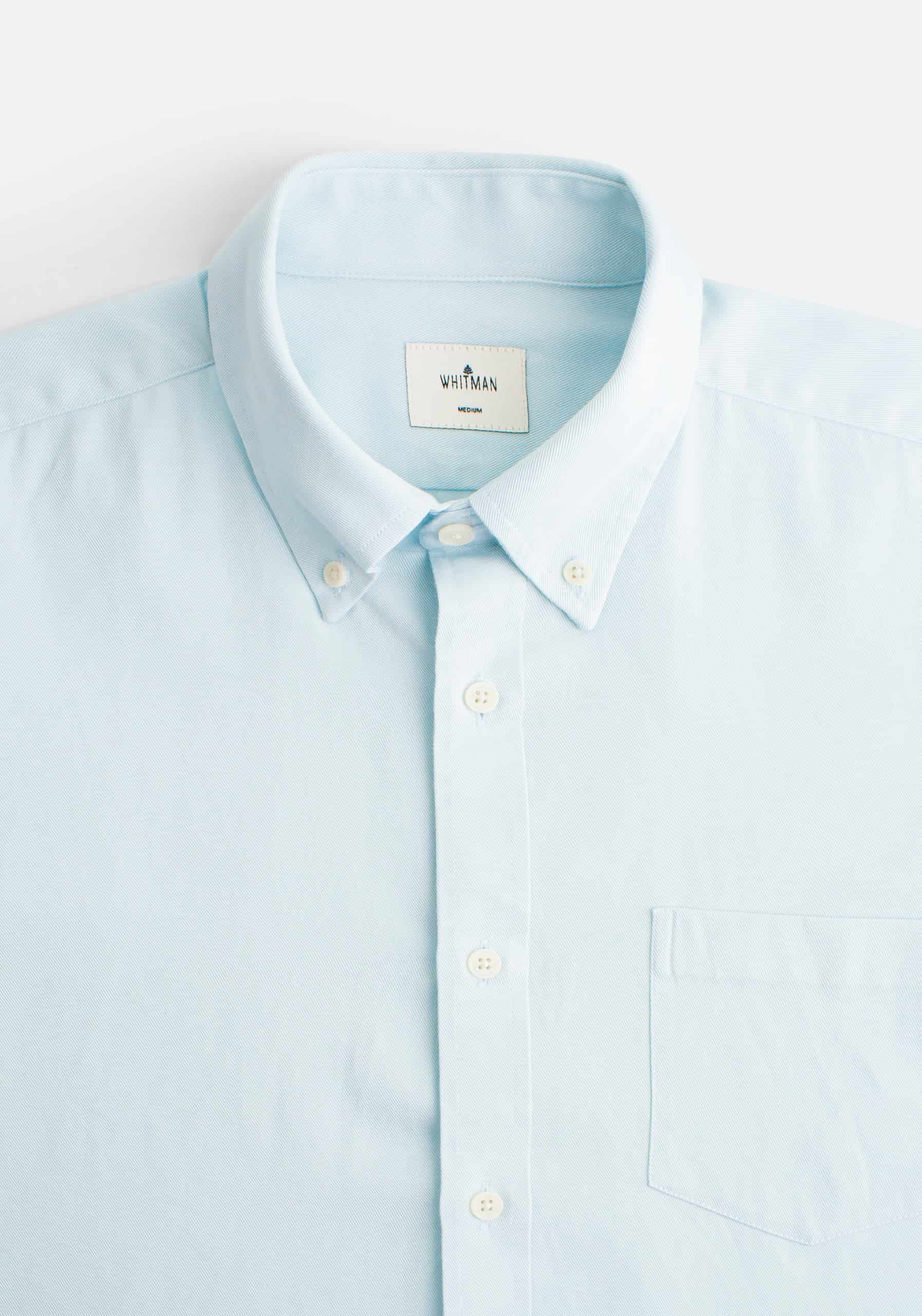 Camisa H CF Hamilton Tencel Azul Claro - miniatura 2