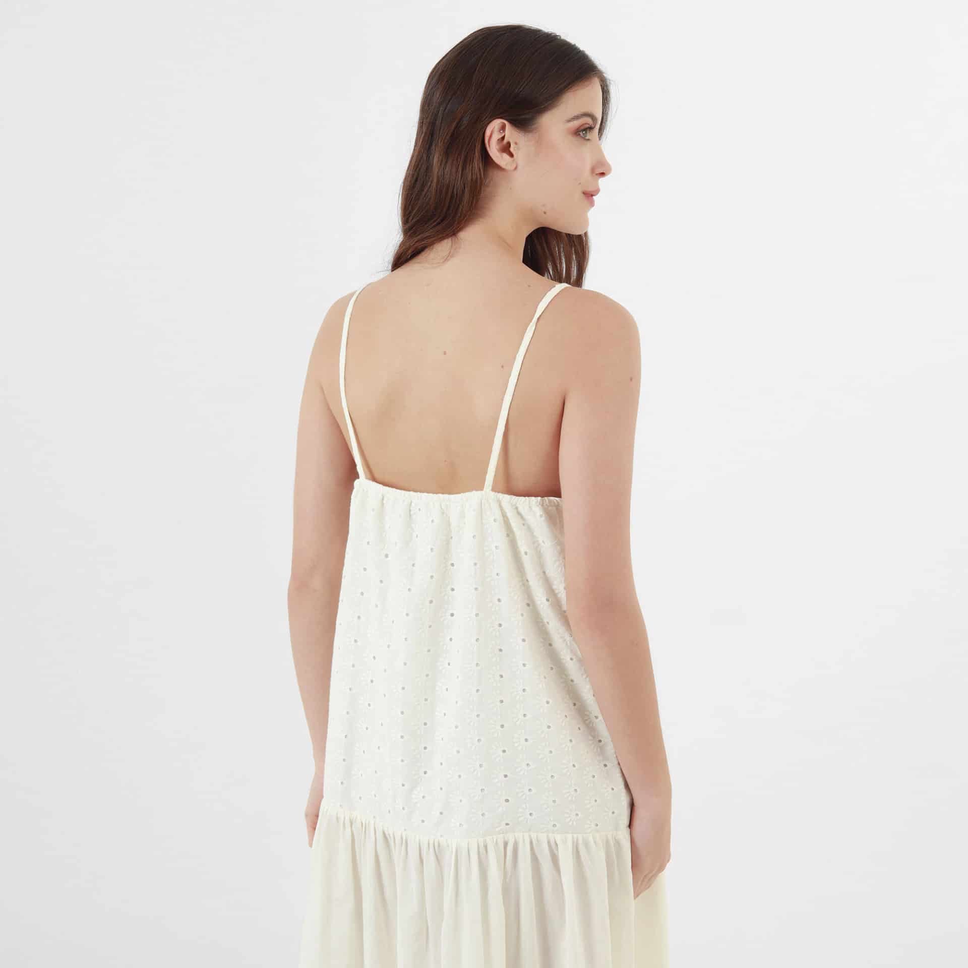 Vestido Ojalillo Manga en Tiras - miniatura 3