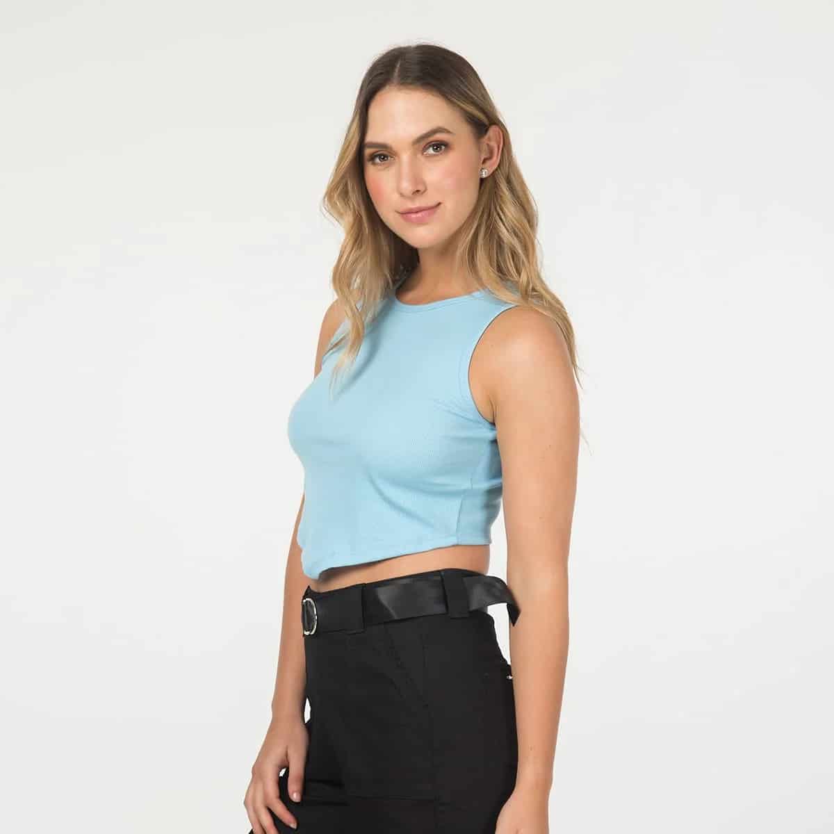 Blusa Crop Top Basica Melina - miniatura 11