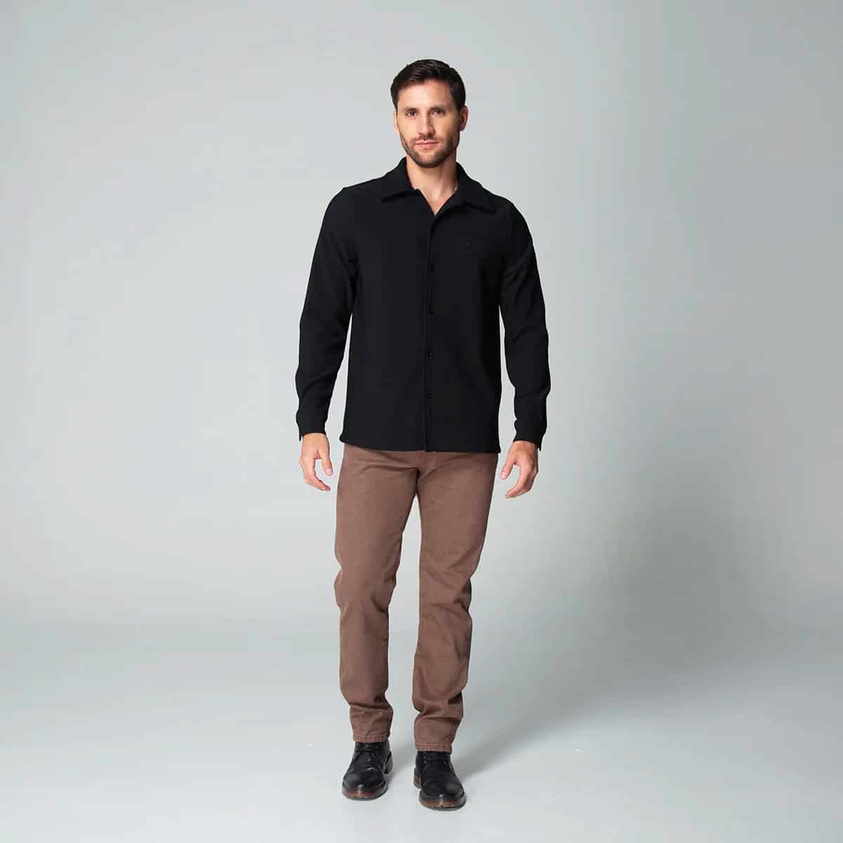 Camisa Slim Casual Kenblack - miniatura 7