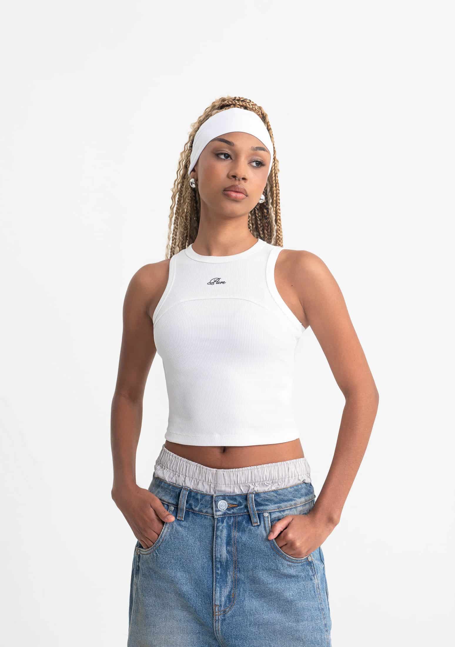 Rustic white Tank top - miniatura 2