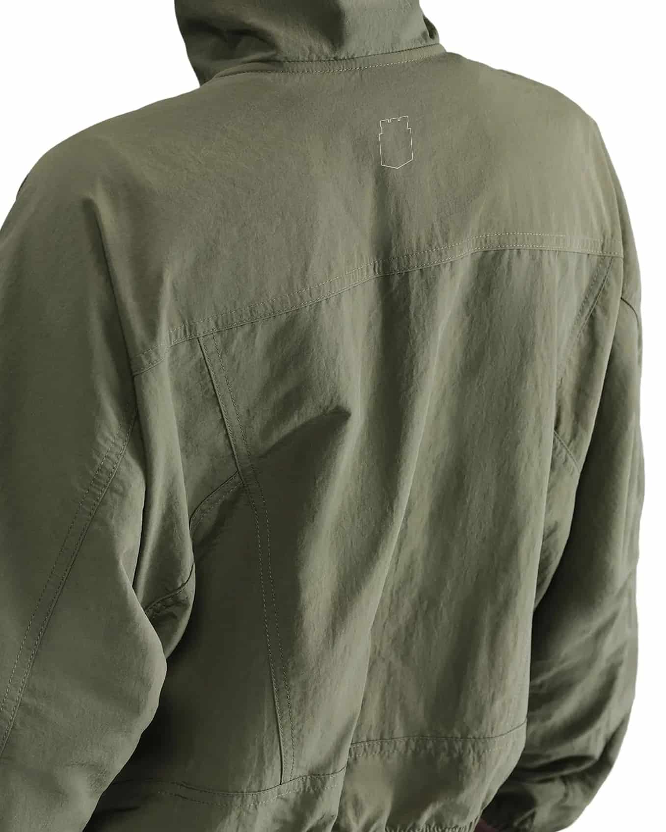 CHAQUETA CROP VERDE MUJER NIKE - miniatura 2