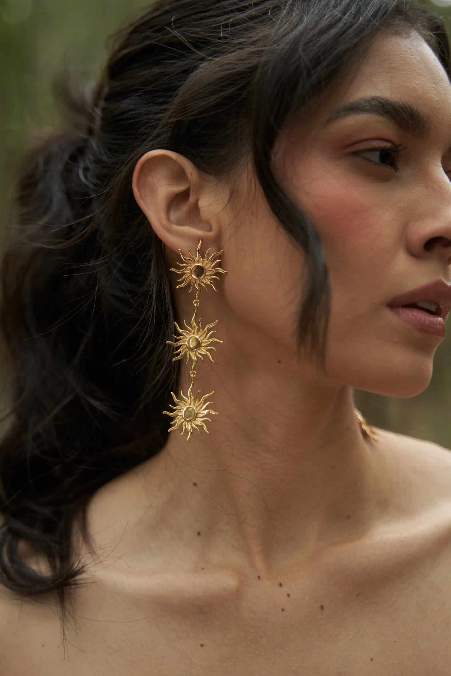 Aretes maxi Sol - miniatura 2