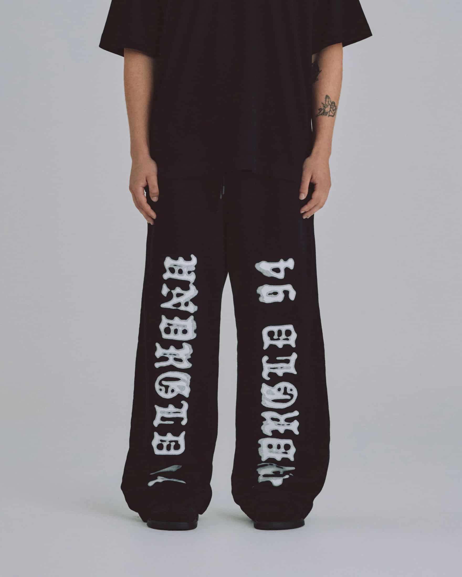94' UNDRGLD Straight Pants Black - miniatura 2