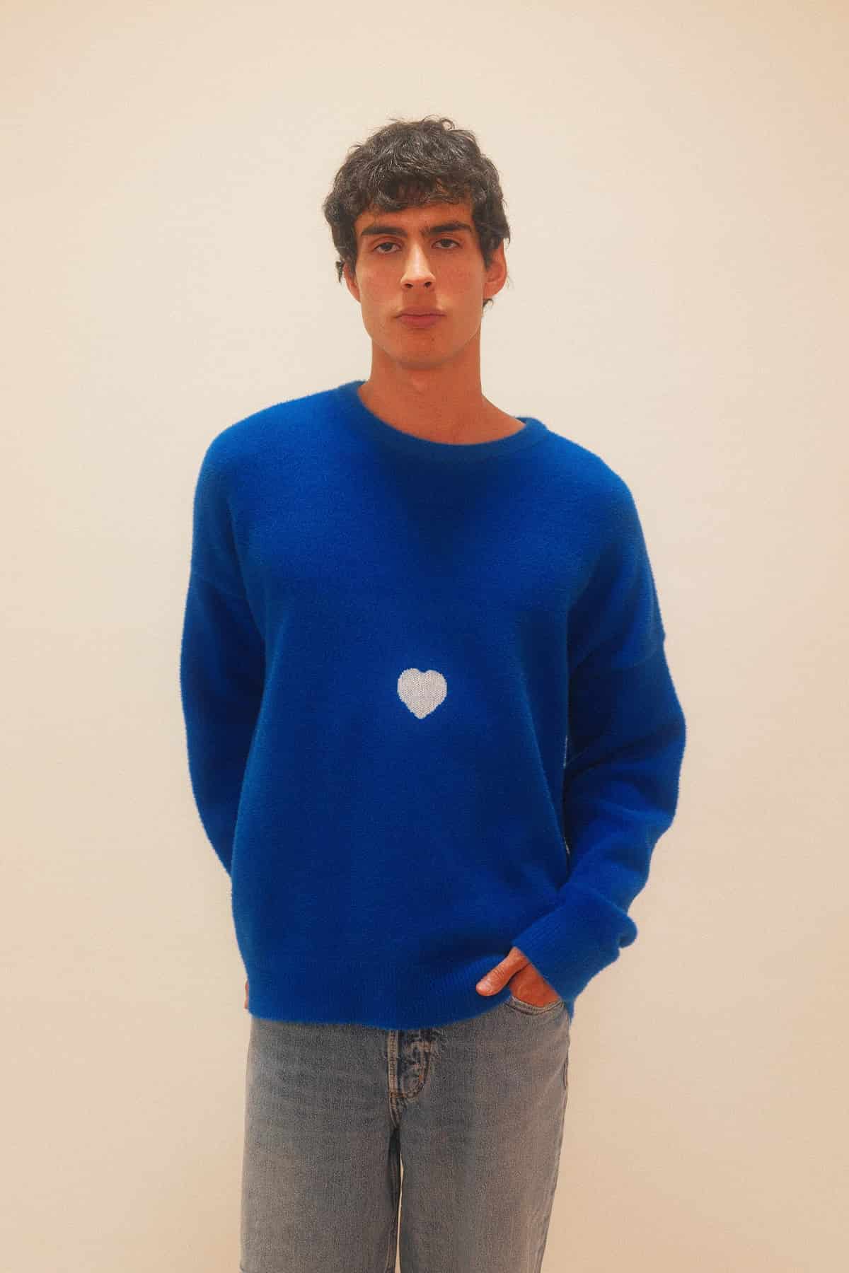 Heart Sweater Cobalt - miniatura 3