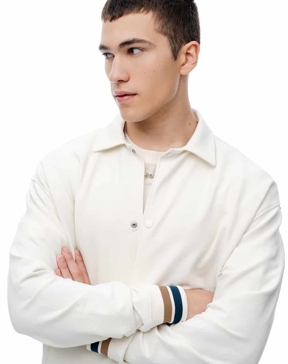 Chaqueta regular vainilla hombre - miniatura 5