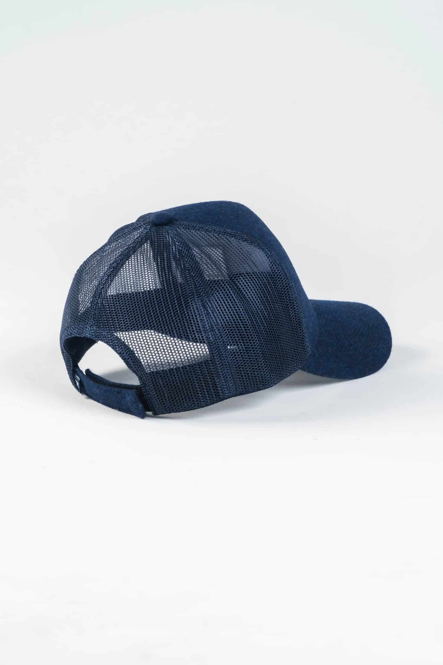 Gorra Malla Lana Azul Oscuro - miniatura 3