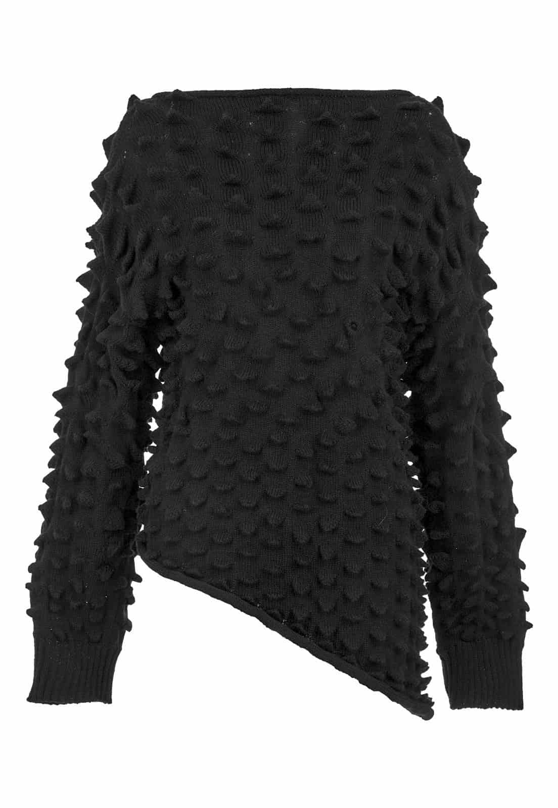 KNITTED SPIKES DRESS-SWEATER - miniatura 1