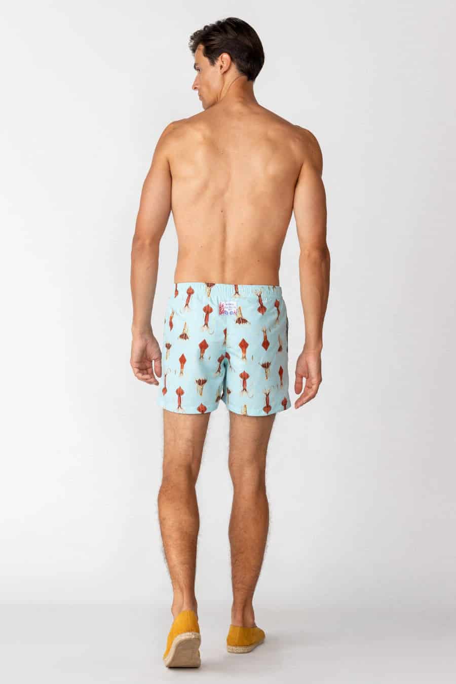 Men's swim trunk white egret - miniatura 14