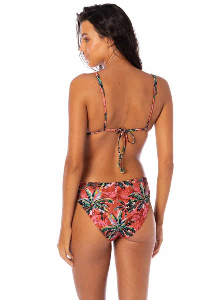 Maaji Flame Palms Sublimity Regular Rise Classic Bikini Bottom - miniatura 1