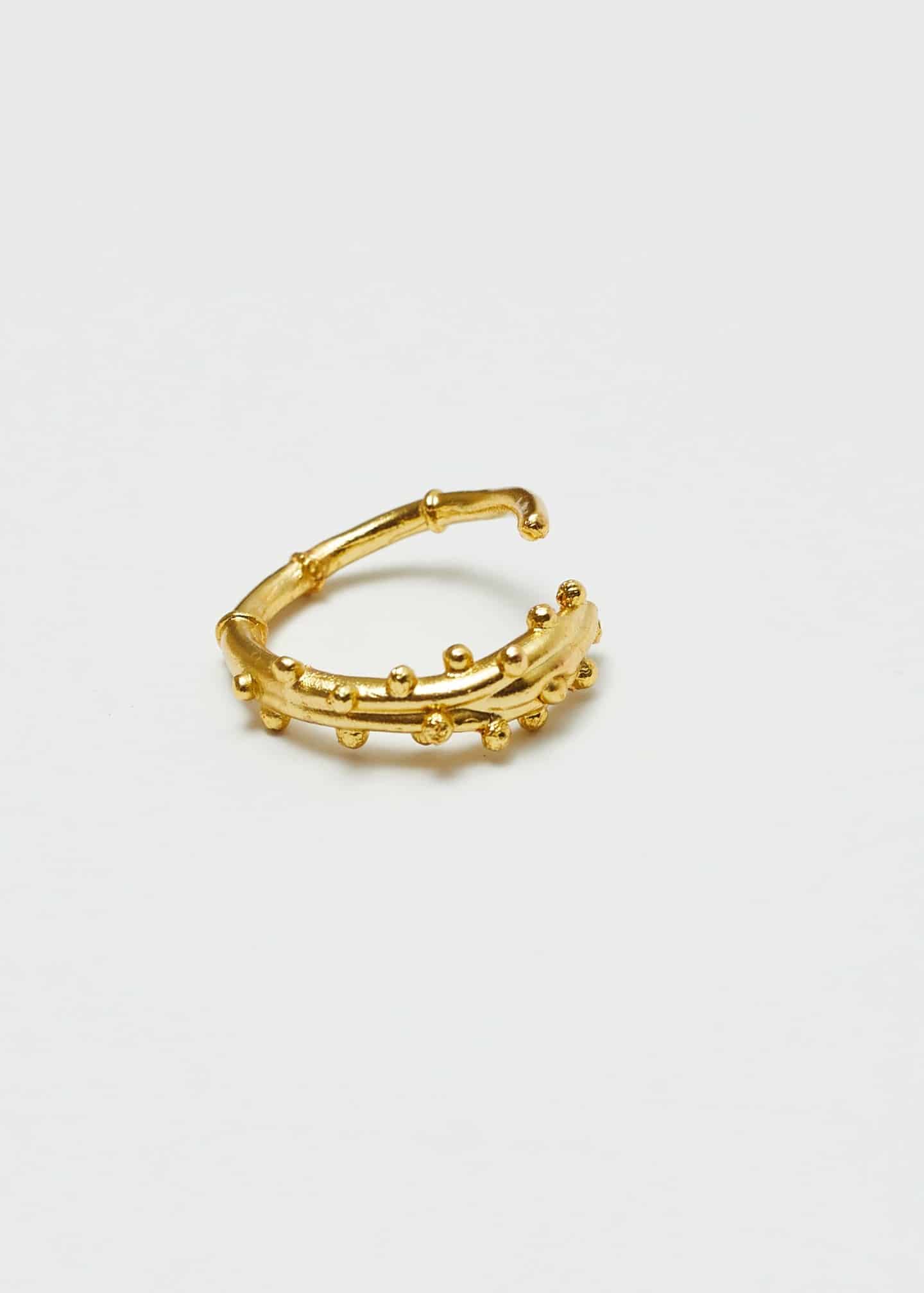 Anillo Earcuff Estambre Dorado - miniatura 3