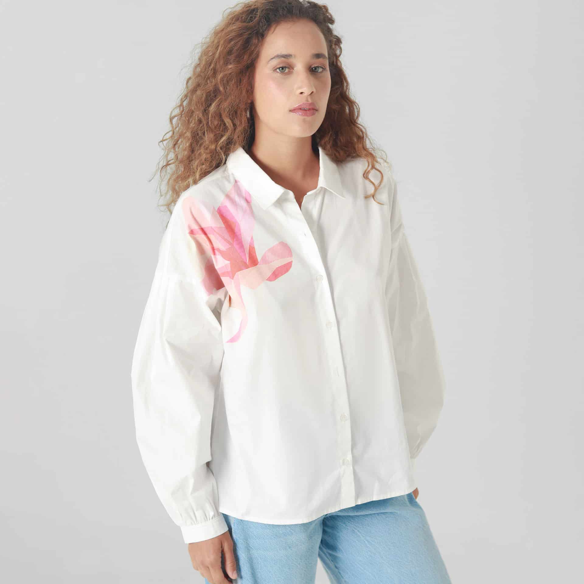 Camisa Cuello Camisero Manga Larga - miniatura 3