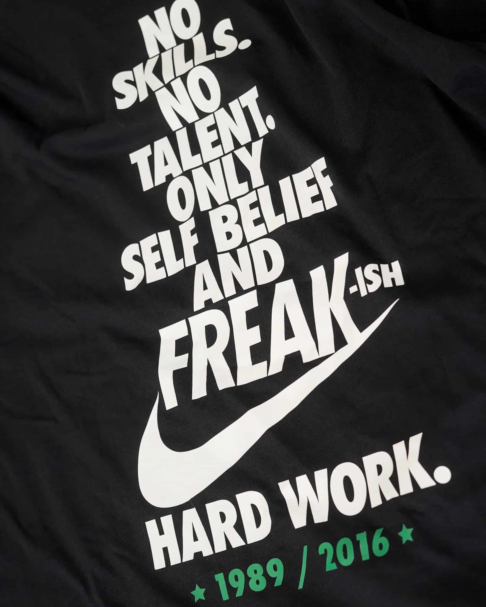 CAMISETA NEGRA HOMBRE HARD WORK NIKE - miniatura 8