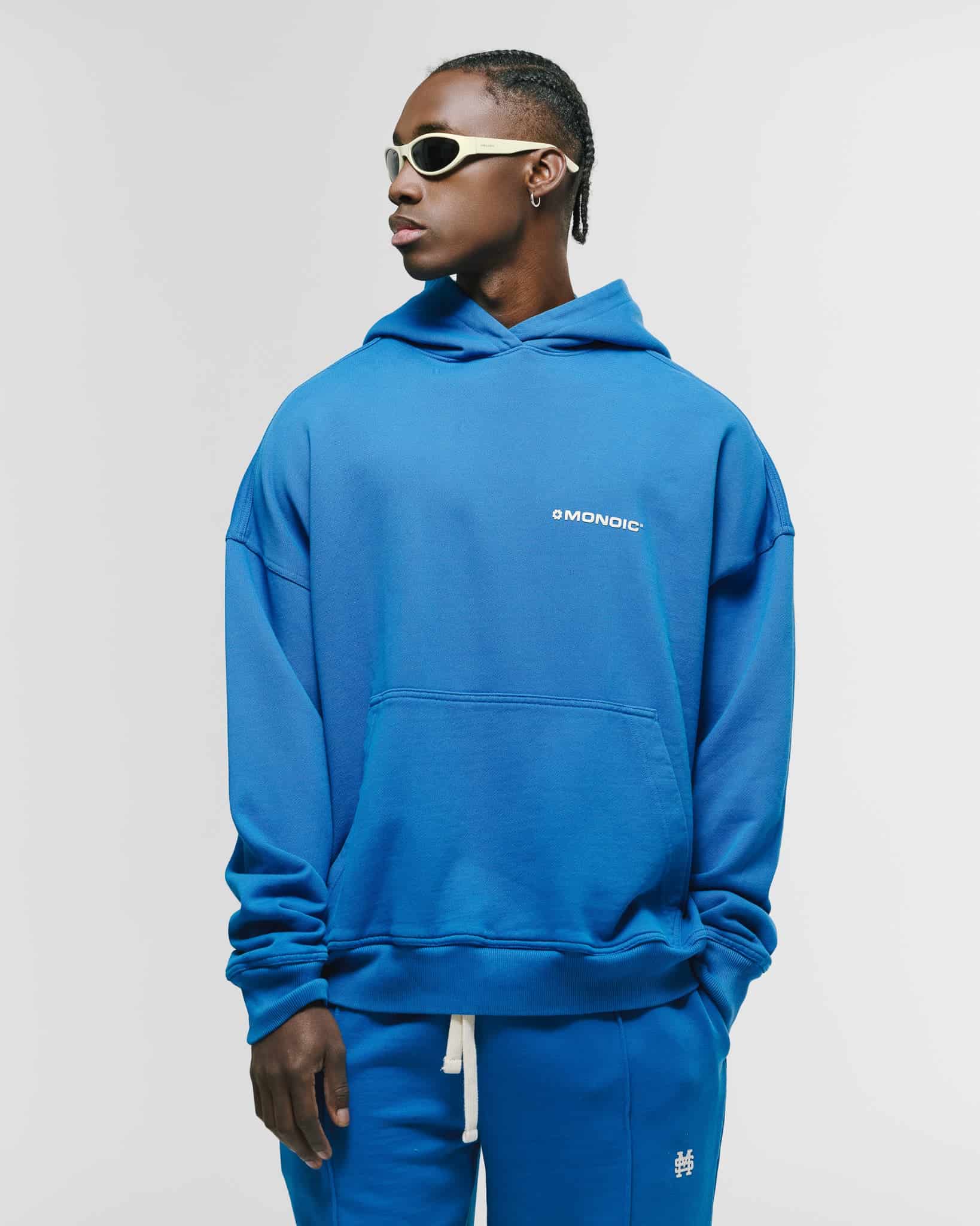Hoodie Oversized Básico V4 - Azul Cobalto - miniatura 2