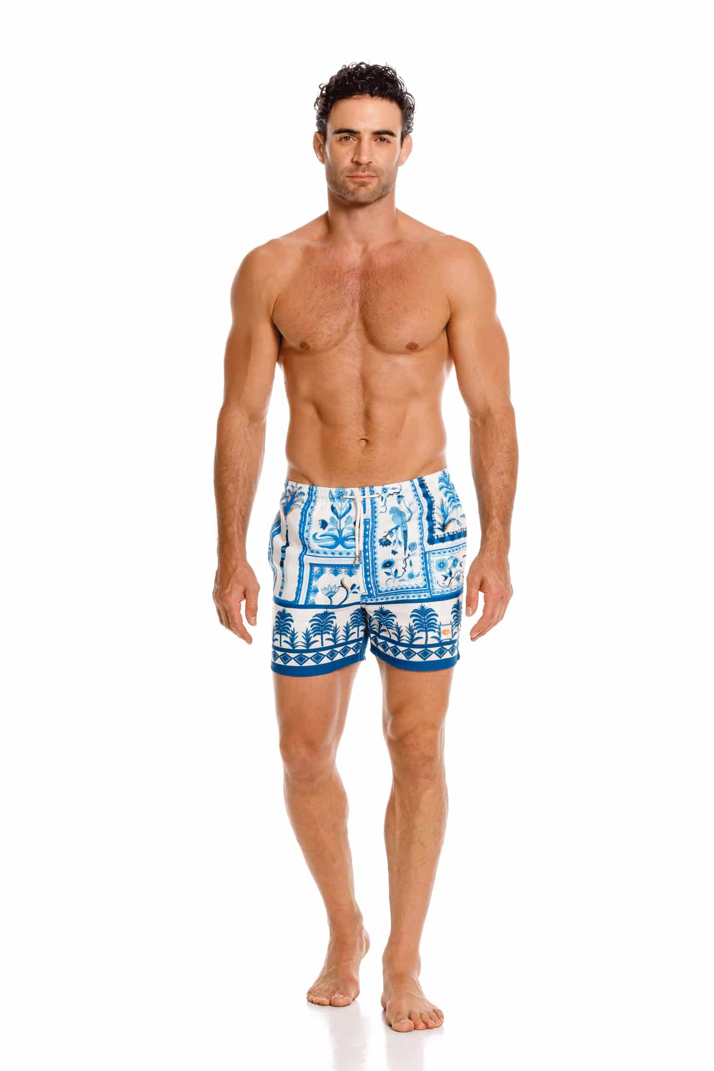 Pantaloneta Hombre Rosseta Azul - miniatura 3