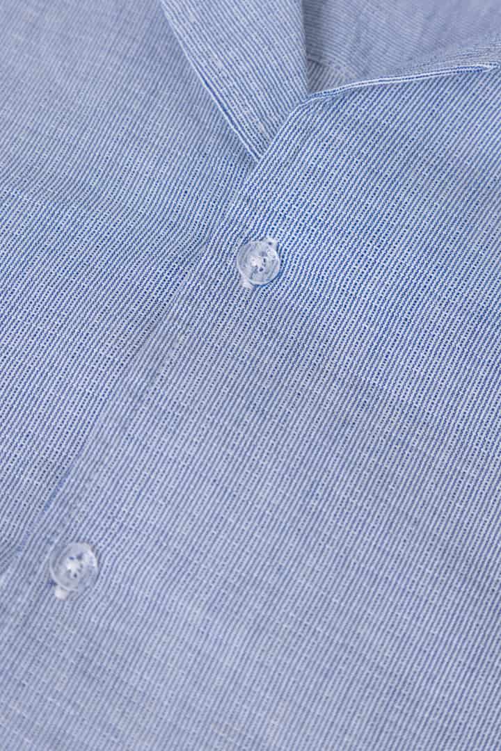 Camisa mini rayas azules - miniatura 4