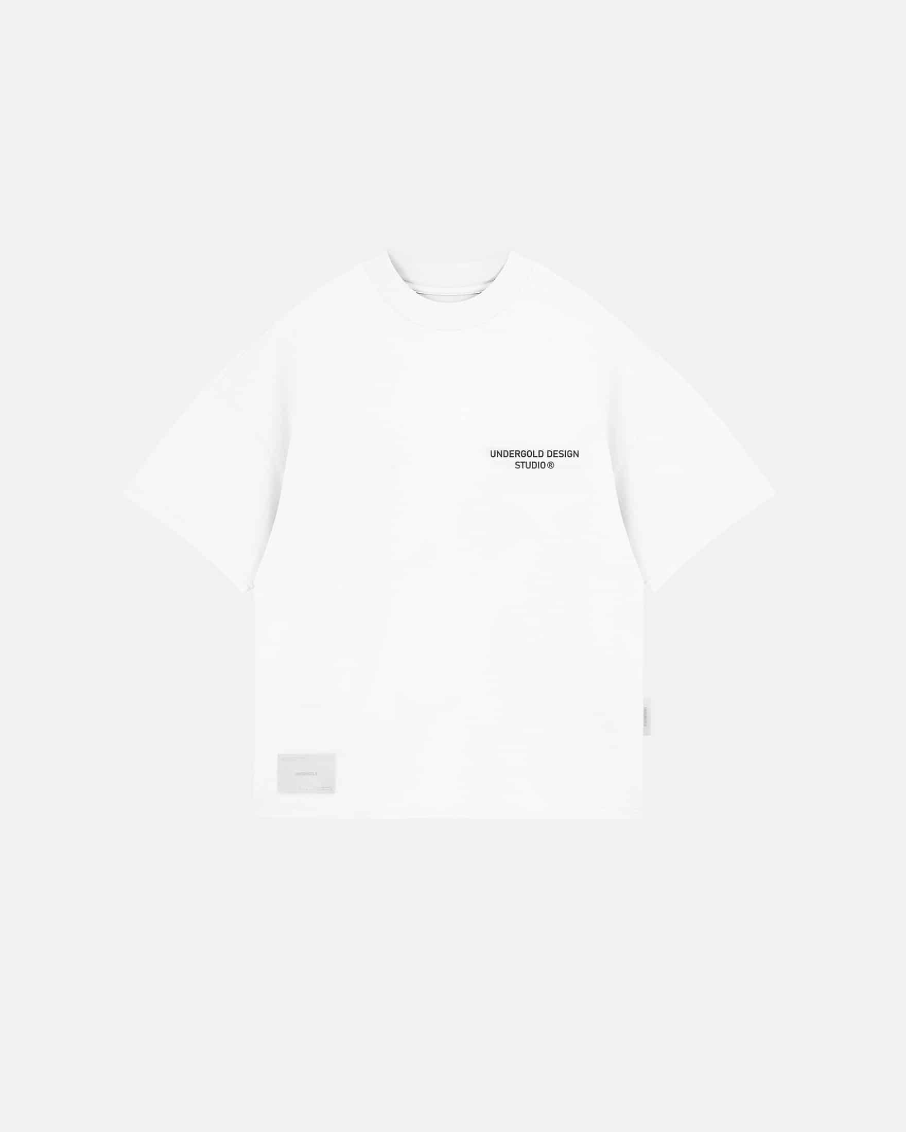 Basics Undergold Design Studio Boxy T-shirt White - miniatura 3